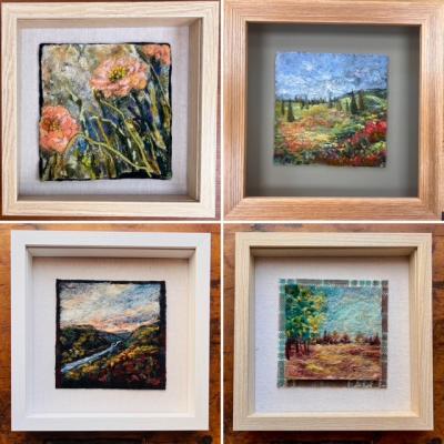 artwork at Kari Roslund Studio & Gallery