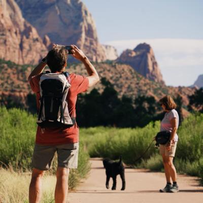 Hiking the Pa'rus Trail - Zion National Park