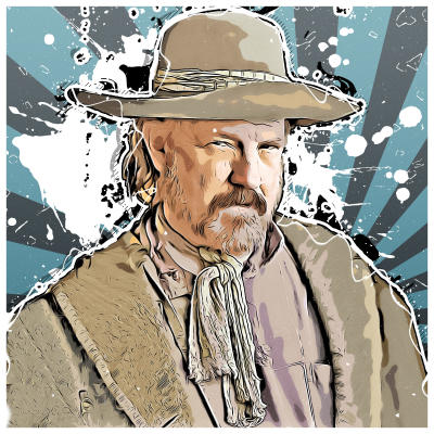 A digital portrait of the world-famous actor Jim Beaver.