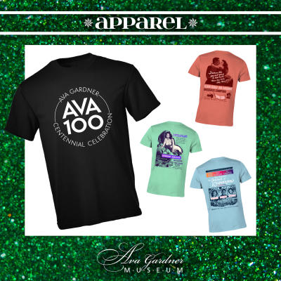 Ava Gardner Museum t-shirts