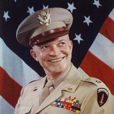 Official portrait of Dwight D Eisenhower