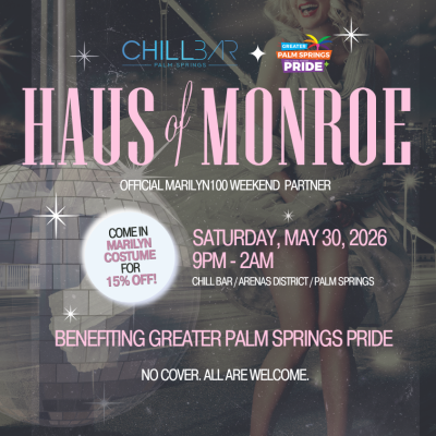 Haus of Monroe Chill Bar, a Marilyn 100 after party.