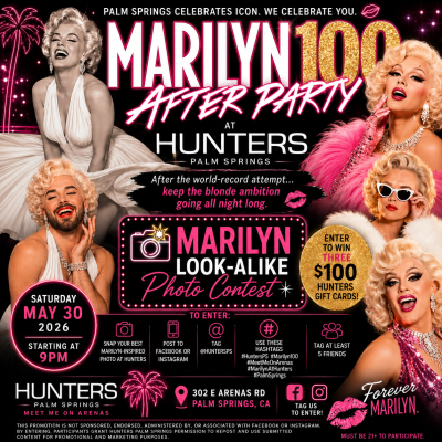 Marilyn 100 Costume Contest at Hunters Palm Springs