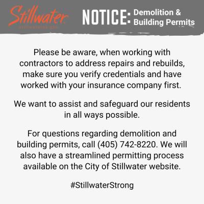 Demolition -Building permits