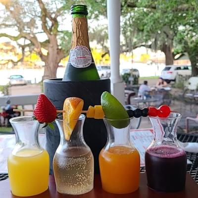 Sip cocktails in fresh morning air at Abita Roasting Co. in Covington.