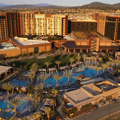 Aerial view of the Pechanga Resort