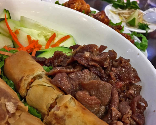 Egg Rolls with Beef at Phosky