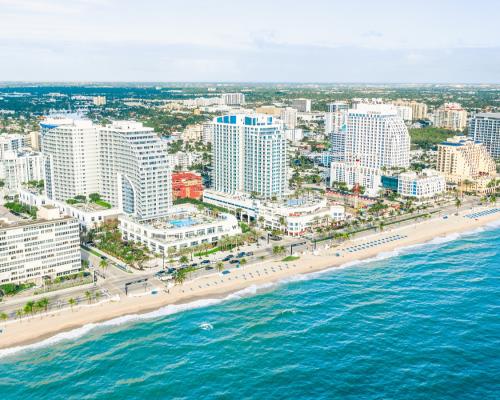 Aerial of Fort Lauderdale Beach