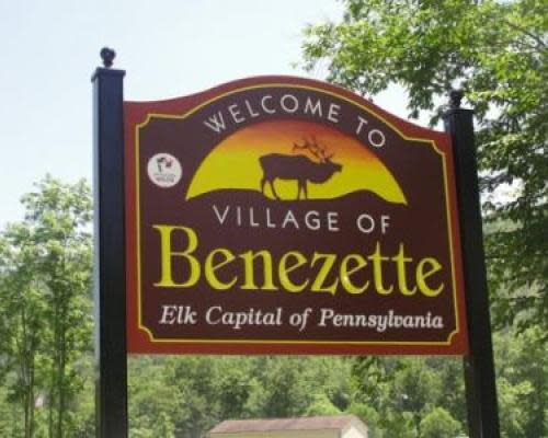 Benezette sign