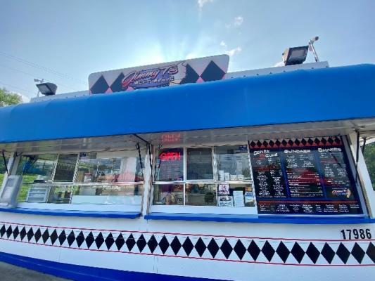 exterior of Jimmy T's Soft Serve Ice Cream shop