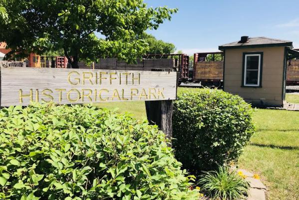 Griffith Historical Park sign