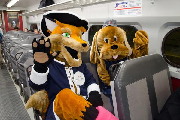 Monty and Paws on SEPTA