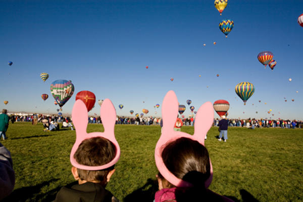 Children at Balloon Fiesta