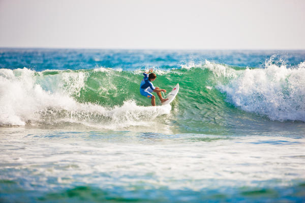 Surfer in Huntington Beach