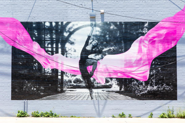"En Pointe" Mural, Miss Persis Studio of Dance