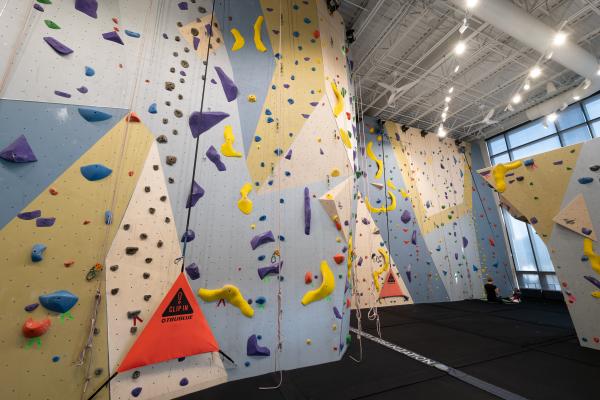 Climbing Wall at BASE Community Center
