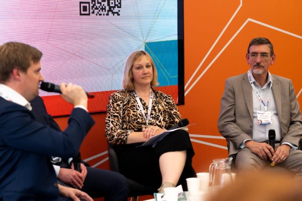 Vicky Evans from ARUP sits on the panel at UKREiiF 2024