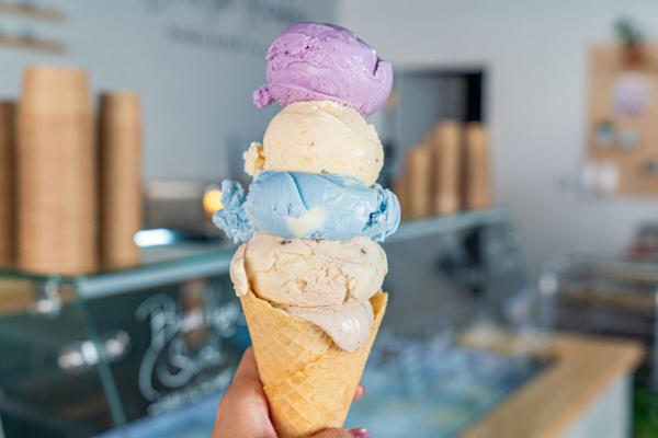 Over The Rainbow Ice Cream Food