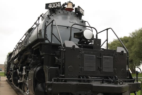 The historic Big Boy Steam Engine in Cheyenne, a popular free family thing to do.