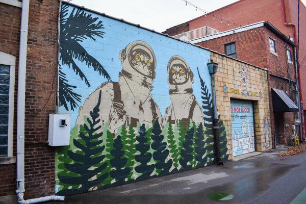 Space Cats Mural