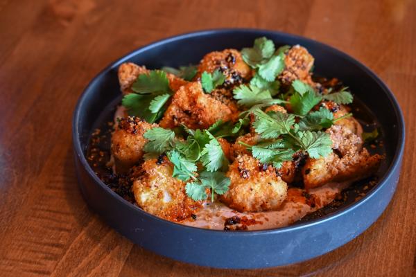 Crispy Cauliflower Dish Red Yeti