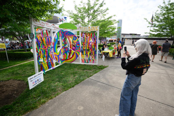 Abbey Road on the River Ribbon Art Installation