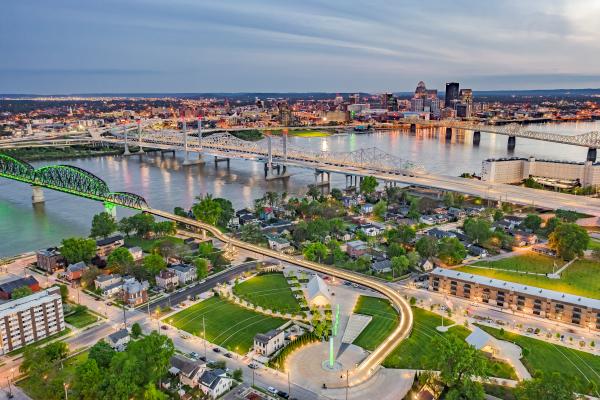 Big Four Station Bridge Park Jeffersonville