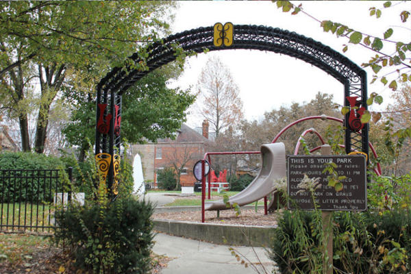African Portal Public Art, Kwanzaa Playground in Olde Towne East