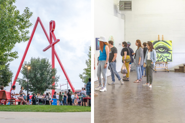 CCAD/Franklinton Fridays Collage
