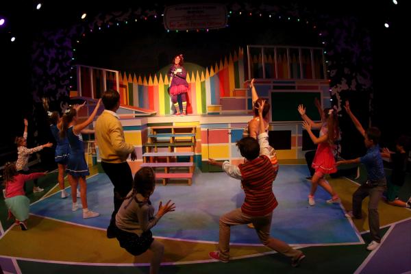 A performance of Junie B. Jones at Columbus Children's Theater