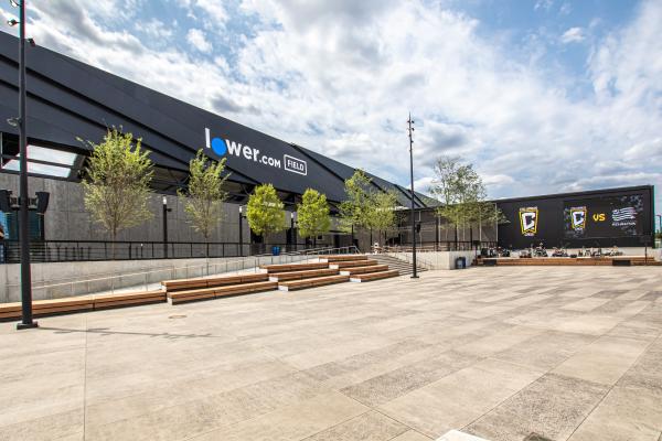 Exterior of Lower.com field - home of the Columbus Crew