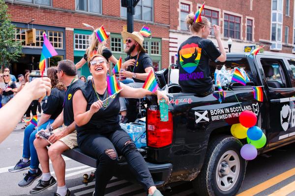 Brewdog at the Columbus Pride Parade