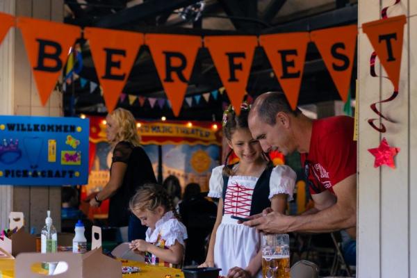 Kids at Oktoberfest