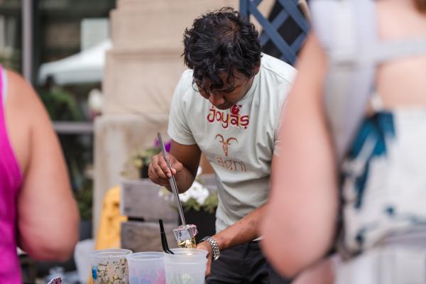 Avishar Barua at the Saucebox Columbus event
