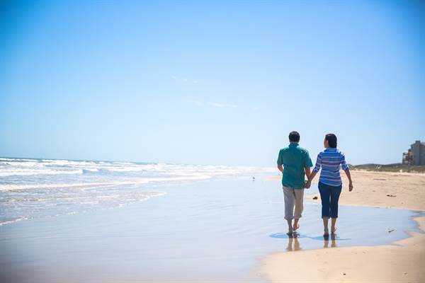 Winter Beach in Corpus Christi