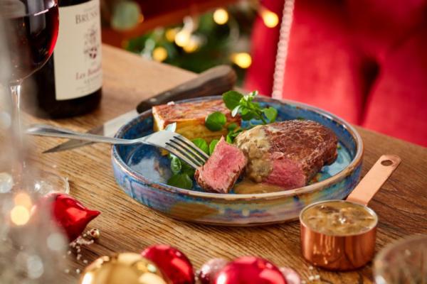 Steak on a plate