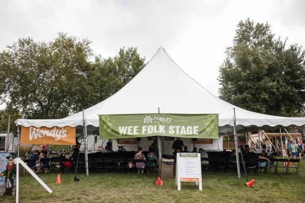 The Dublin Irish Festival Week Folk Stage.