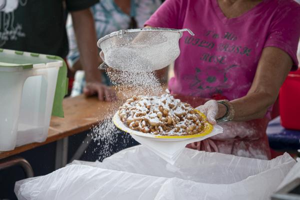 Funnel Cake at the Dublin Irish Festival