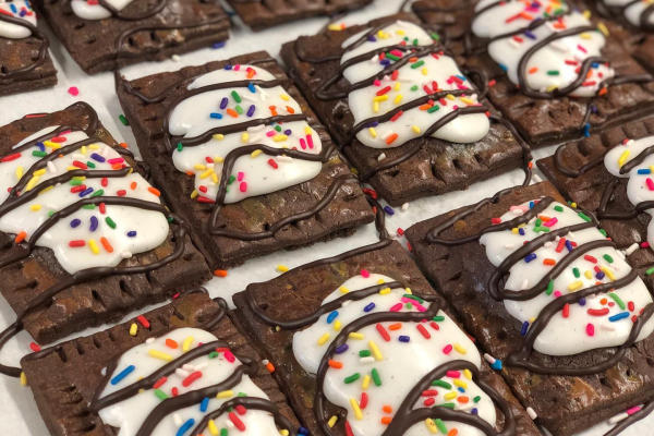 Homemade, gluten free hot fudge sundae PopTarts from Bake Me Happy