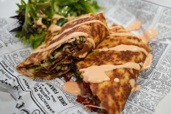 Holy Crepes Philly Cheesesteak Crepe