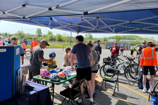 victor summer camp biking