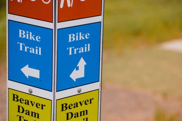 Ben Geren Bike Trail Sign