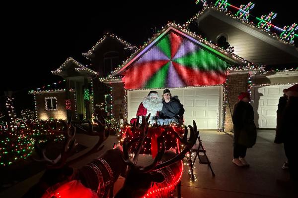 Candy Cane night with Santa will be held December 13 at 12215 Bufflehead Run. View LightingUpLeo.com for more info.