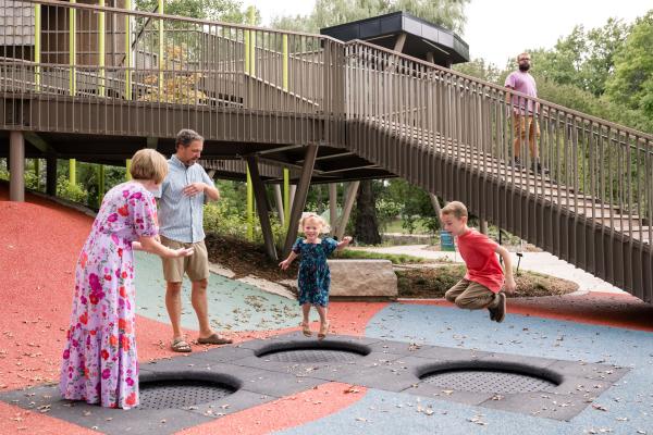 Family at Botanical Garden