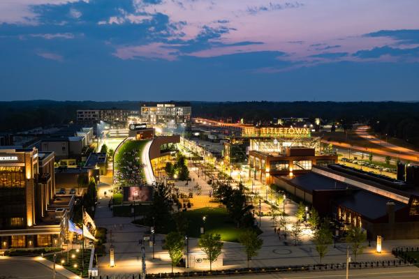 Titletown Park from Above