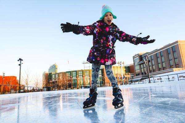 Ice Skating at Titletown