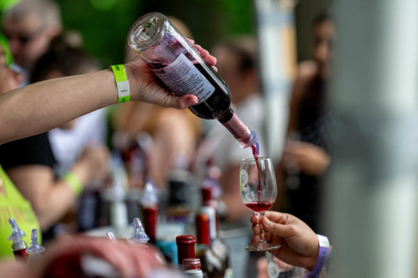 Wine in the Woods - Wine Pour