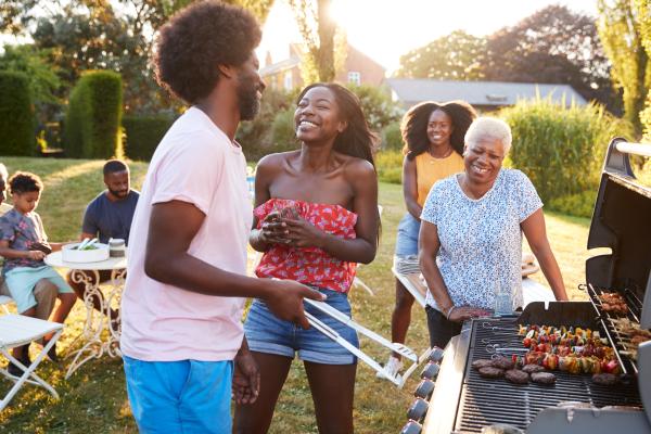 Labor Day BBQ stock