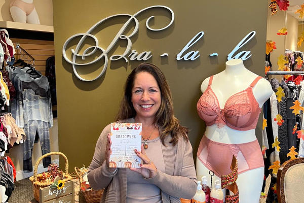 Mary Jordan, owner of Bra La La