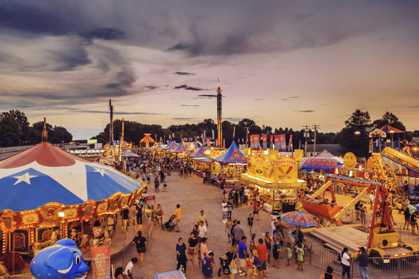 Howard County Fair at Sunset